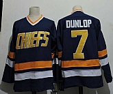 Hanson Brothers #7 Reggie Dunlop Blue Winter Classic Stitched Movie Jersey,baseball caps,new era cap wholesale,wholesale hats